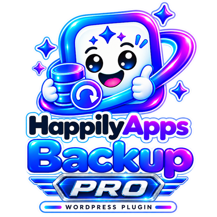 HappilyApps Backup — Pro Extension — 1 Website — 1 Year
