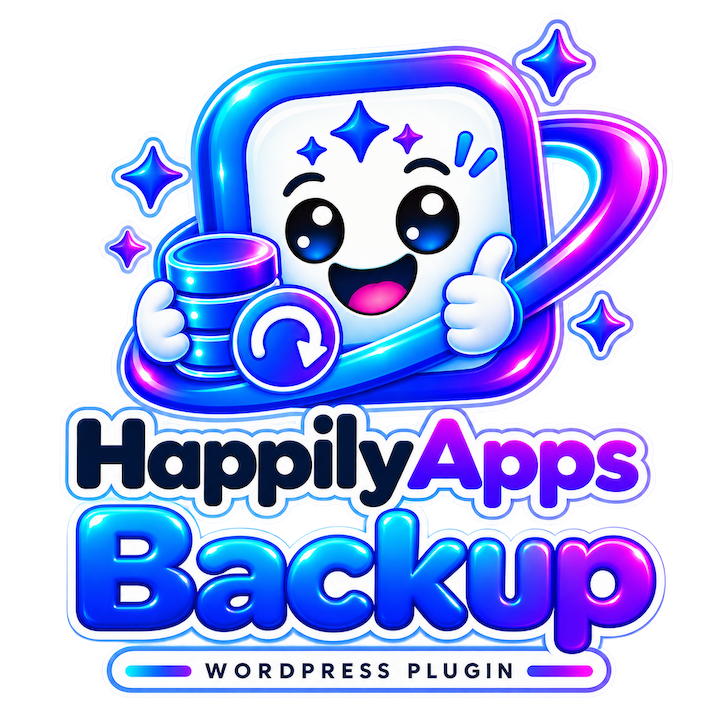 HappilyApps Backup WordPress Plugin