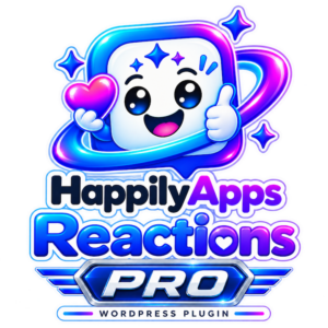 Logo for HappilyApps Reactions Pro WordPress Plugin