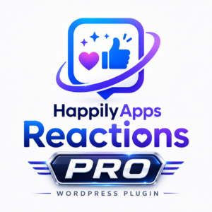 HappilyApps Reactions Pro - 1 Website - 1 Year