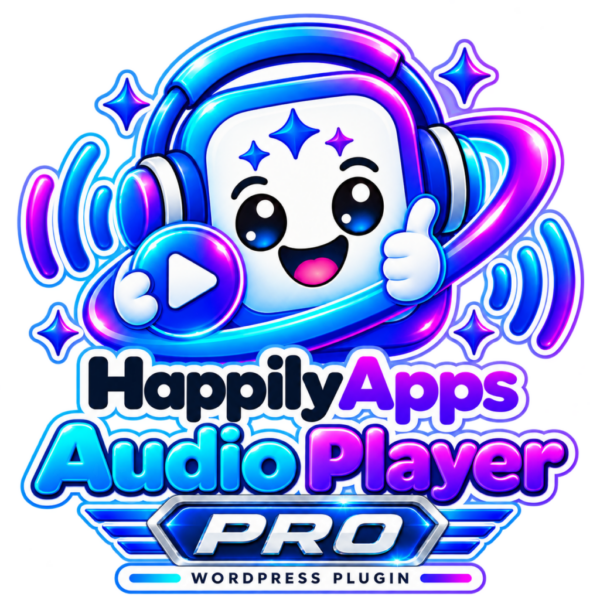 HappilyApps Audio Player Pro – 2 Websites – 1 Year